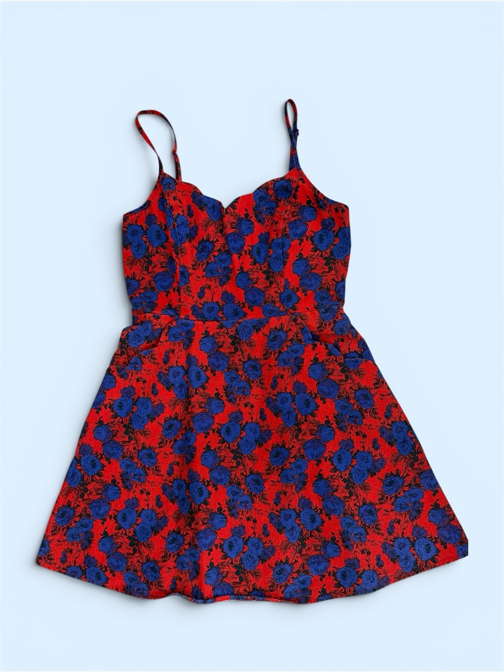 Market and Spruce Linen mini Dress w/pockets